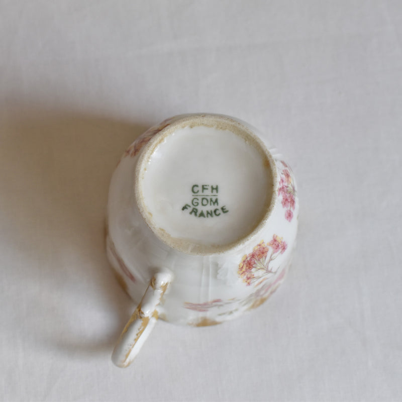 Antique Cup & Saucer CFH/GDM (Haviland) A