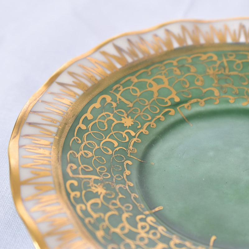 ア.ドラサンヴァル A.Dressinval コーヒーカップ＆ソーサー ライトグリーン