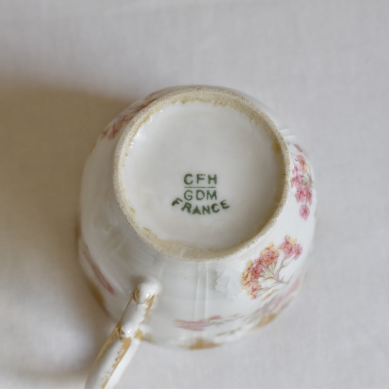 Antique Cup & Saucer CFH/GDM (Haviland) A