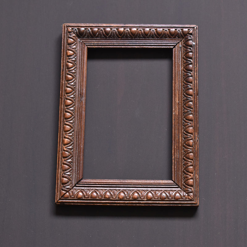 Antique Frame, Square, Dark Brown, 12.3x16.8cm