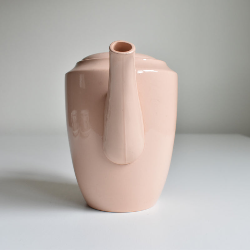 Vintage Coffee Pot Digoin & Sarreguemines Pink