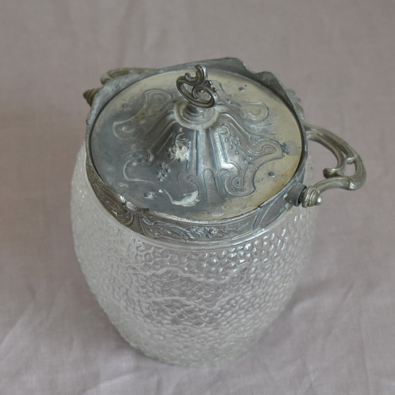 ガラス　ビスケットジャー　B