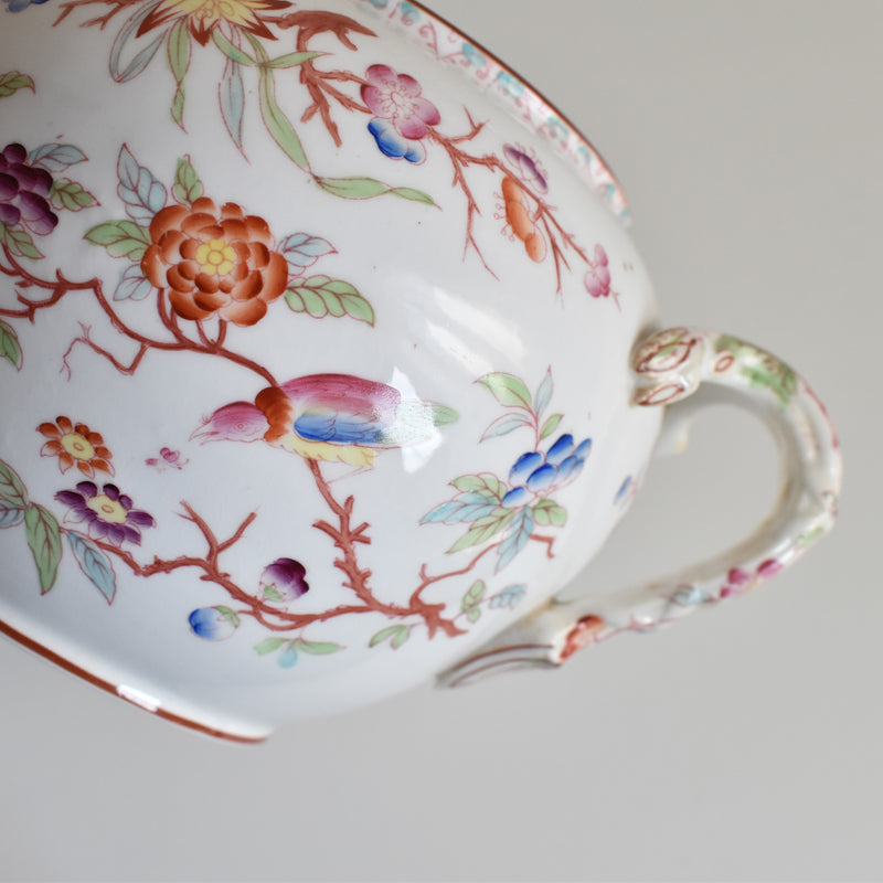 Antique Sugar Pot Sarreguemines Minton 252