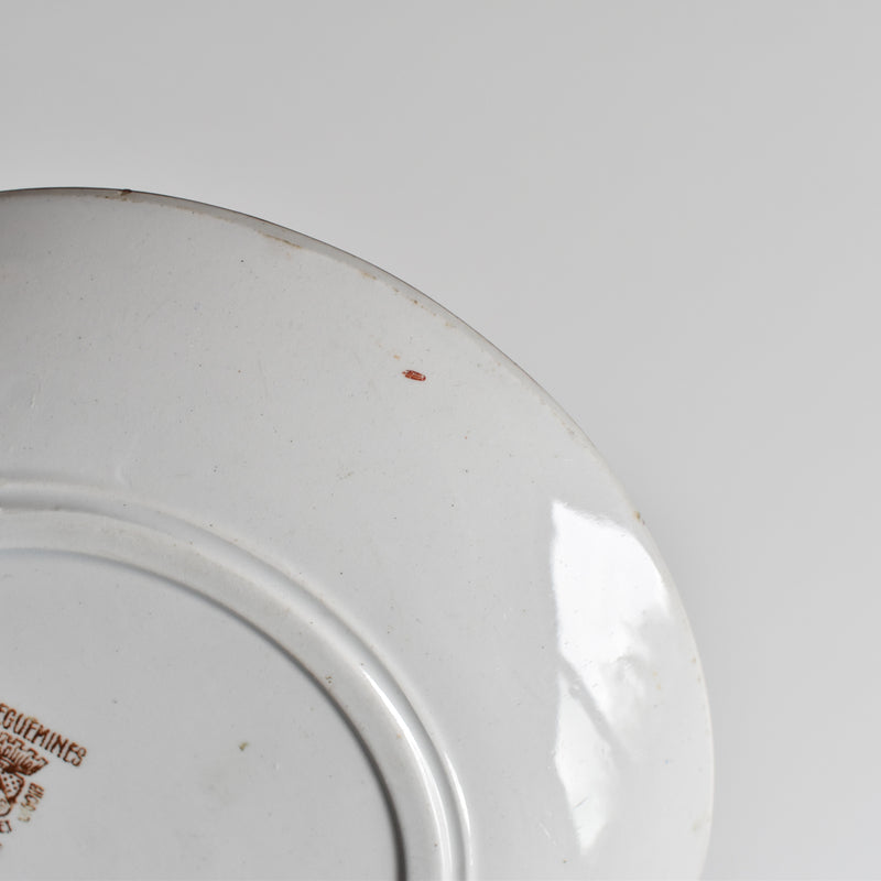 Antique Saucer, Sarreguemines Kyoto H