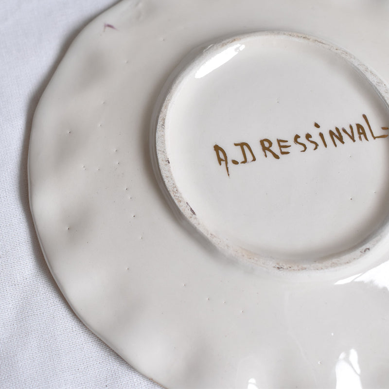 ア.ドラサンヴァル A.Dressinval コヒーカップソーサー ホワイト