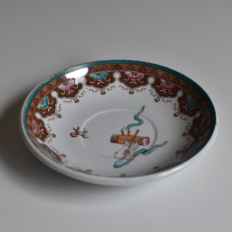 アンティークコーヒーカップアンドソーサー　サルグミンヌ