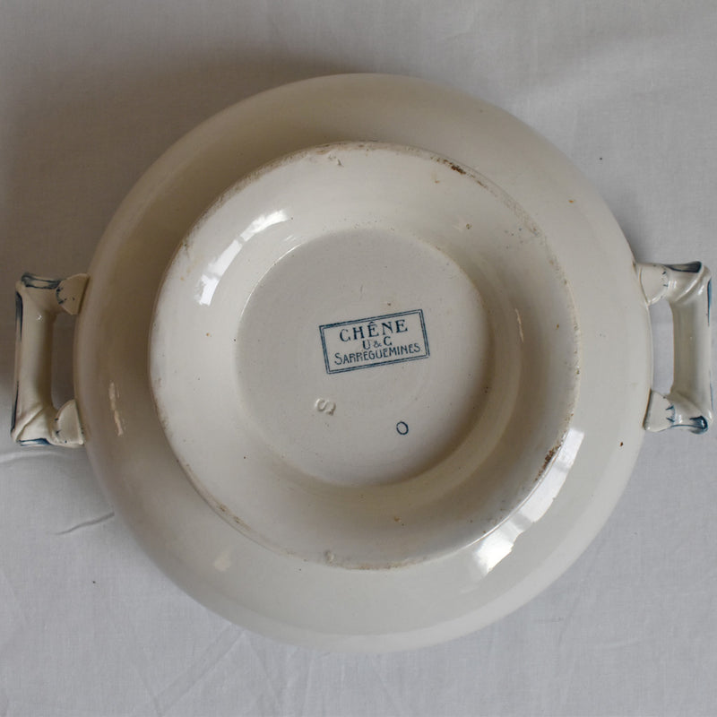 Antique Soup Tureen - U&C Sarreguemines - Chêne