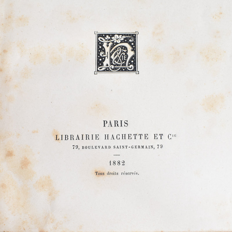 Antique book: Les aventures de trois Fugitifs