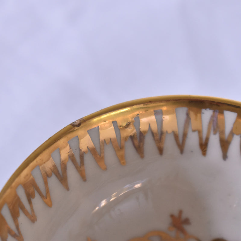 ア.ドラサンヴァル A.Dressinval コーヒーカップ＆ソーサー ダークグリーン