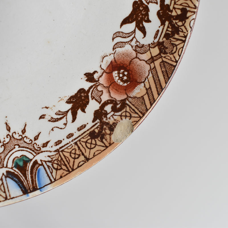 Antique Saucer, Sarreguemines Kyoto H