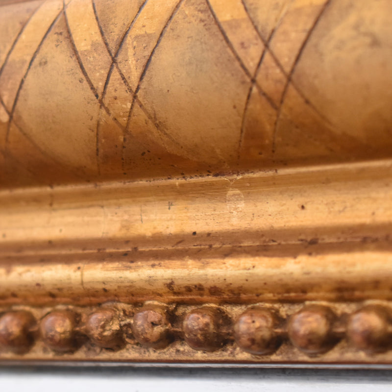 アンティーク鏡　ルイフィリップ様式　ゴールド