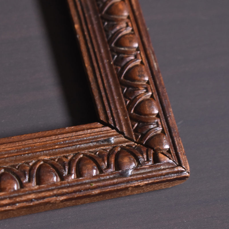 Antique Frame, Square, Dark Brown, 12.3x16.8cm