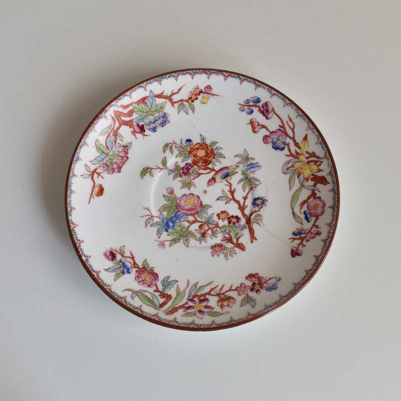 Antique Cup & Saucer Sarreguemines Minton 252 I