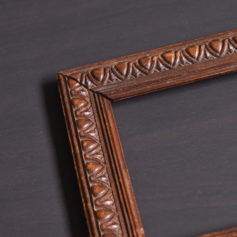 Antique Frame, Square, Dark Brown, 12.3x16.8cm