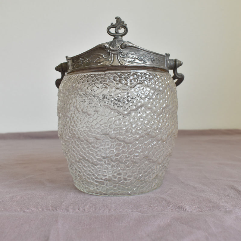 ガラス　ビスケットジャー　B