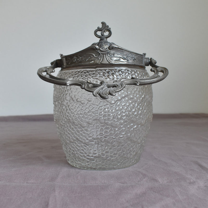 ガラス　ビスケットジャー　B