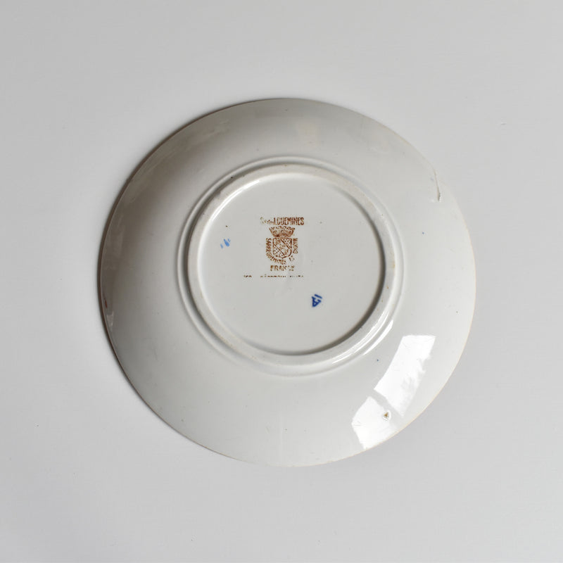 Antique Saucer Sarreguemines Kyoto I