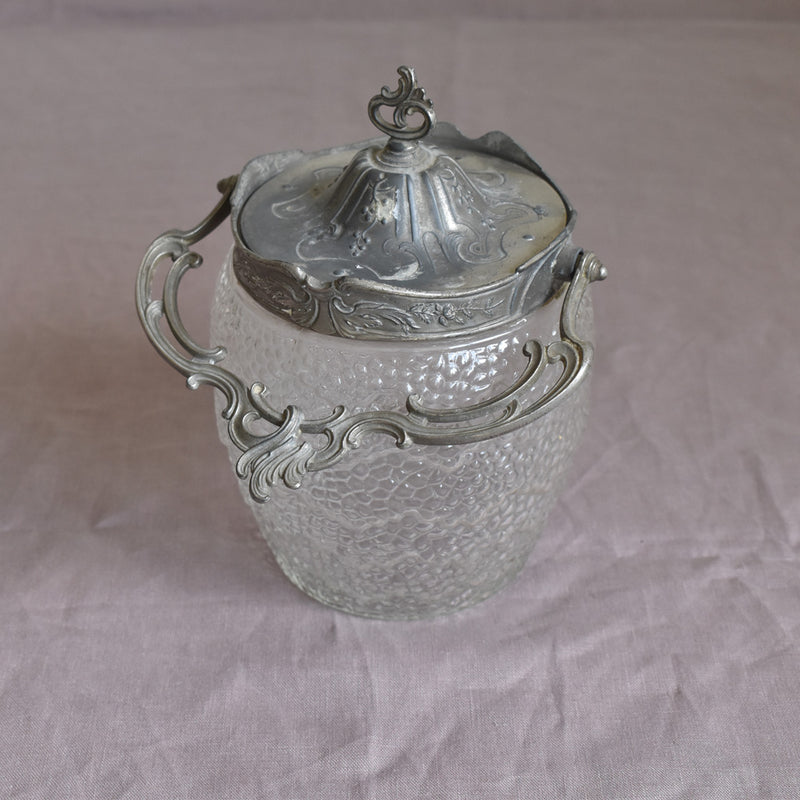 ガラス　ビスケットジャー　B