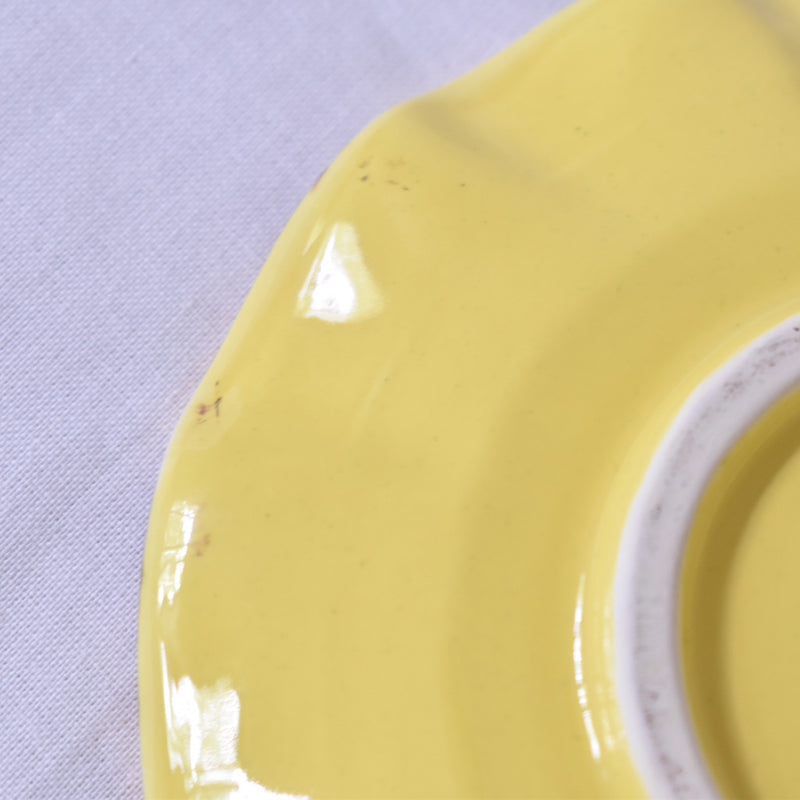 ア.ドラサンヴァル A.Dressinval コーヒーカップ＆ソーサー イェロー A