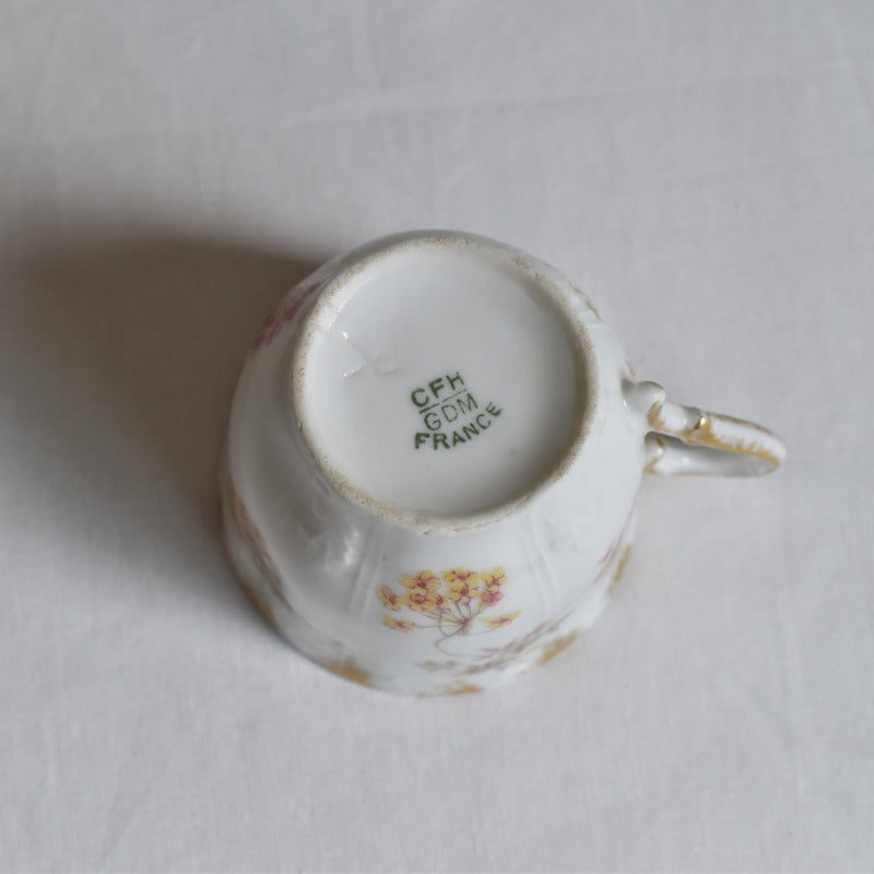 Antique Cup & Saucer CFH/GDM (Haviland) B