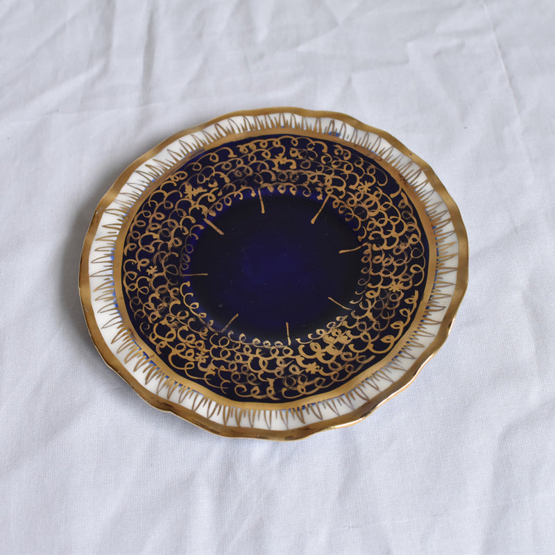 ア.ドラサンヴァル A.Dressinval コヒーカップソーサー ブルー