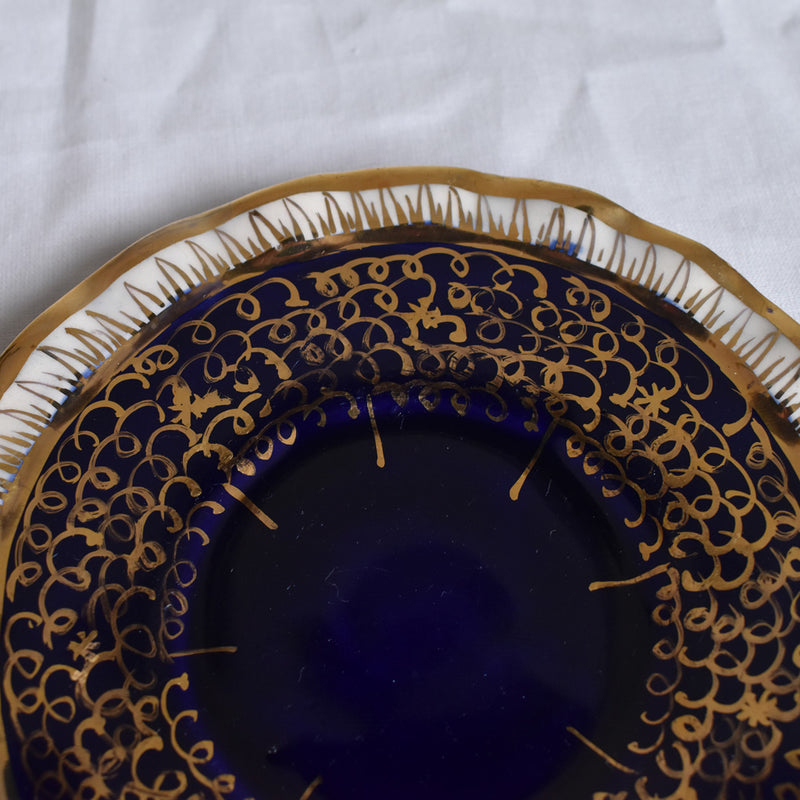 ア.ドラサンヴァル A.Dressinval コヒーカップソーサー ブルー