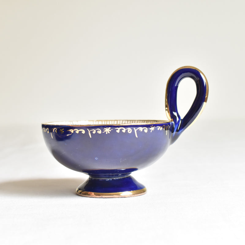 ア.ドラサンヴァル A.Dressinval コーヒーカップ＆ソーサー ダークブルー F