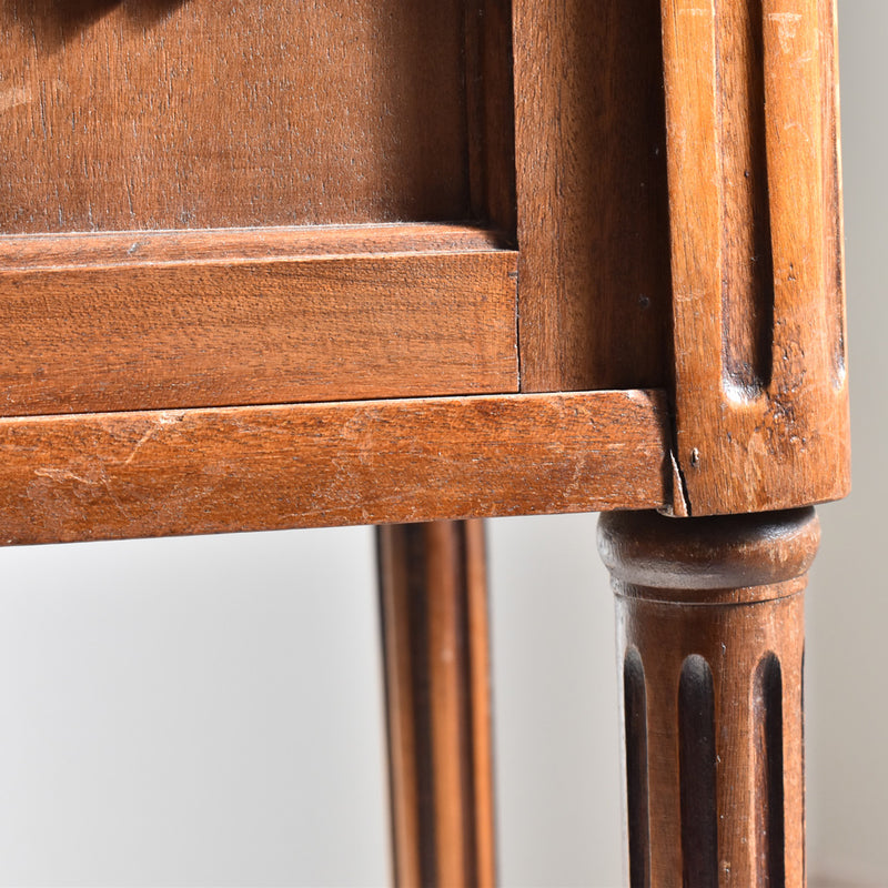 ヴィンテージ　ナイトテーブル マーブルトップ