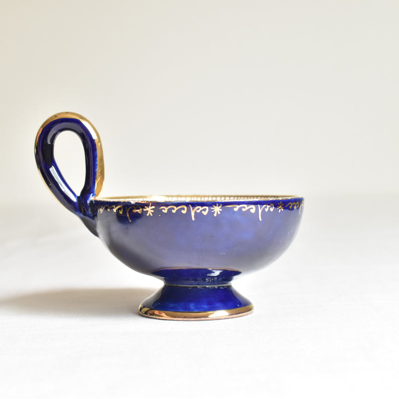 ア.ドラサンヴァル A.Dressinval コーヒーカップ＆ソーサー ダークブルー F