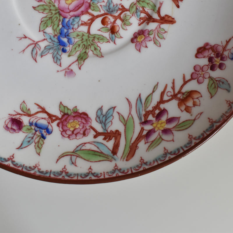 Antique Cup & Saucer Sarreguemines Minton 252 I