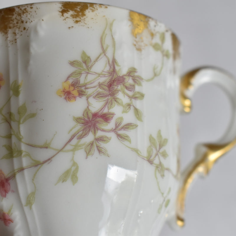 Antique Cup & Saucer CFH/GDM (Haviland) B