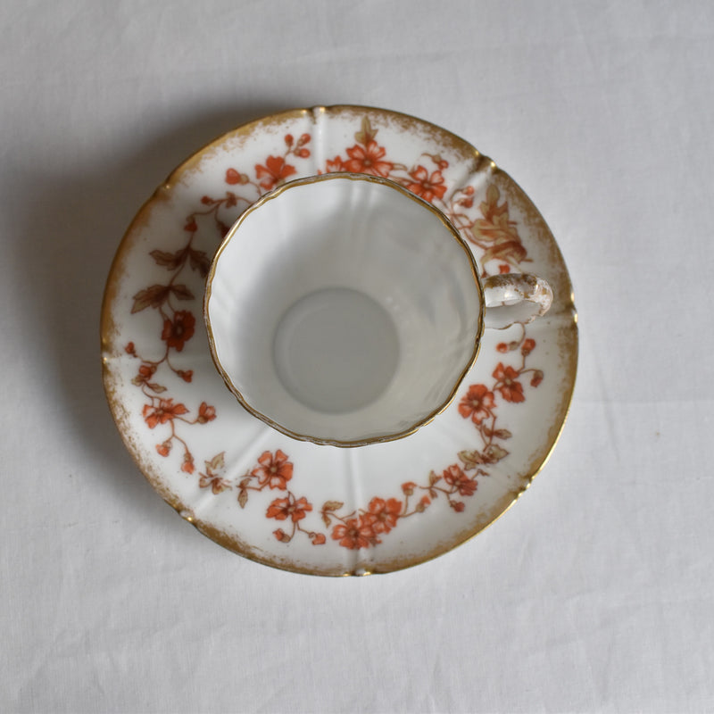 Antique Cup & Saucer Guerre / Dijon A