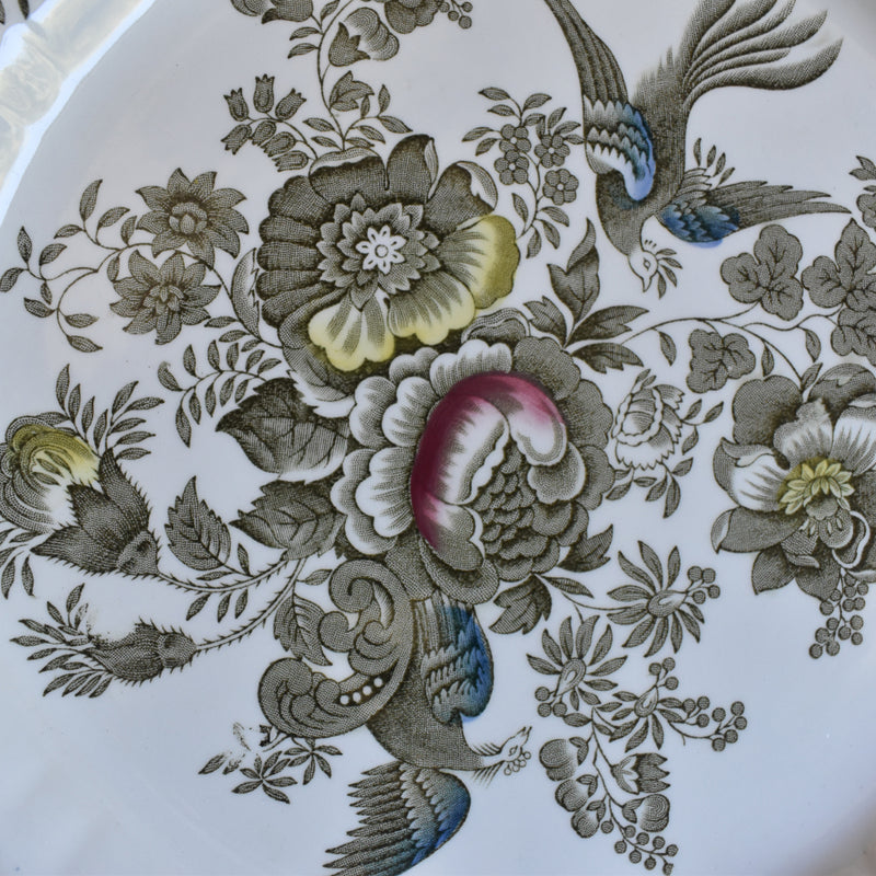 Vintage Large Plate Staffordshire Windsor A