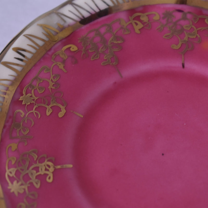 ア.ドラサンヴァル A.Dressinval コーヒーカップ＆ソーサー ピンク A