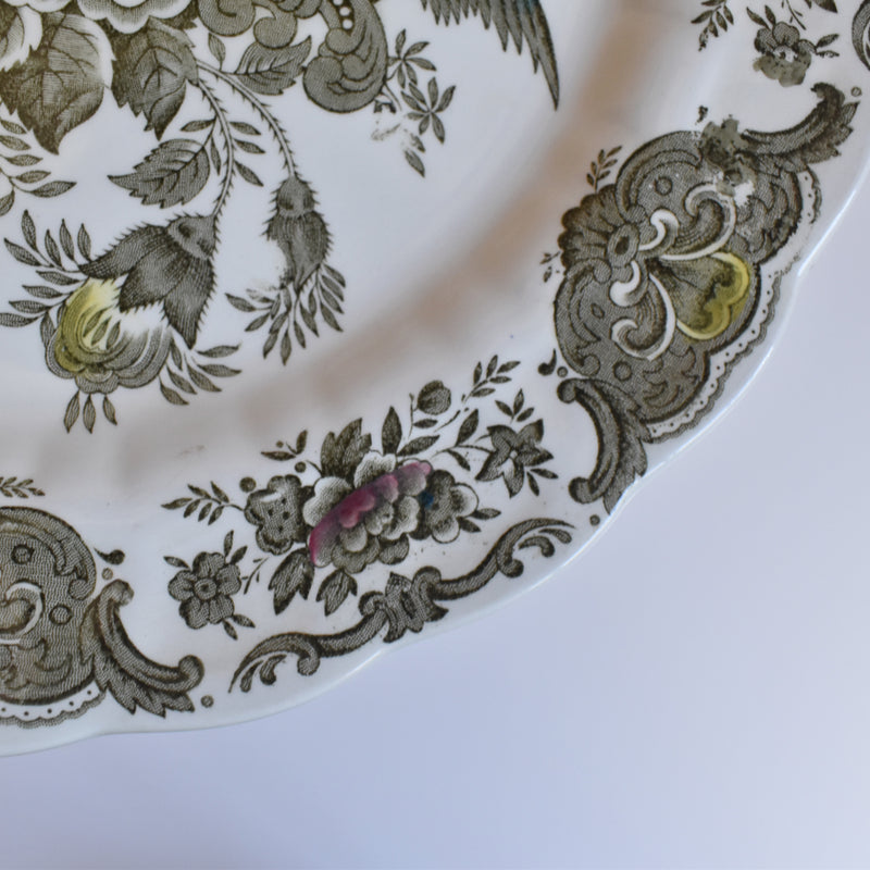 Vintage Large Plate Staffordshire Windsor A