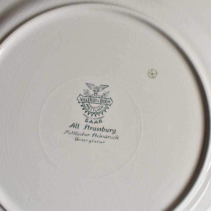 Vintage Plate Villeroy & Boch Alt Strassburg E