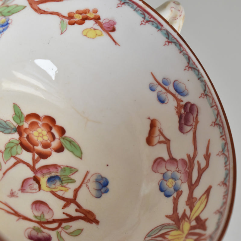 Antique Cup & Saucer Sarreguemines Minton 252 I