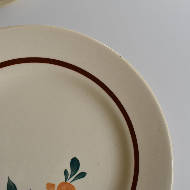 Vintage Dessert Plate Moulins Des Loups Amélie A