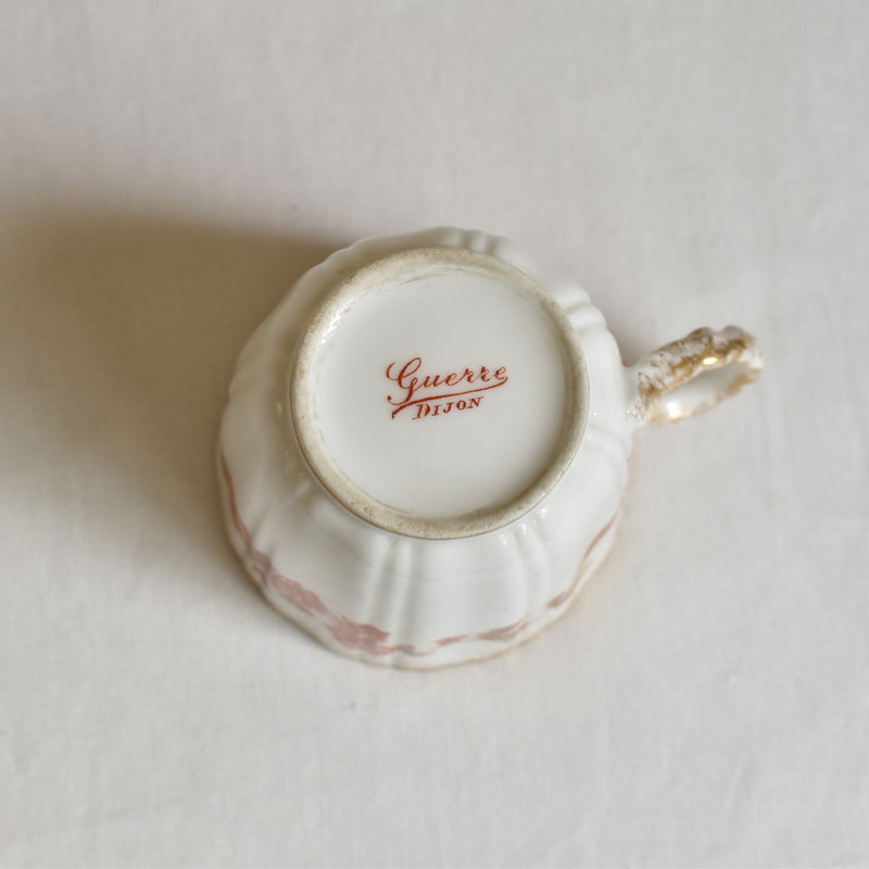 Antique Cup & Saucer Guerre / Dijon A