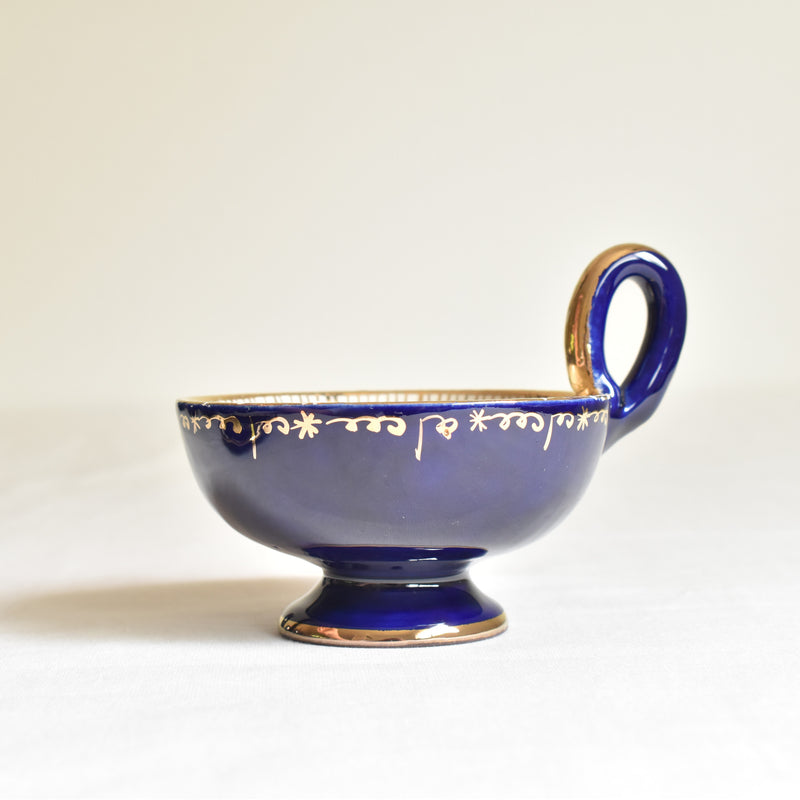 ア.ドラサンヴァル A.Dressinval コーヒーカップ＆ソーサー ダークブルー H