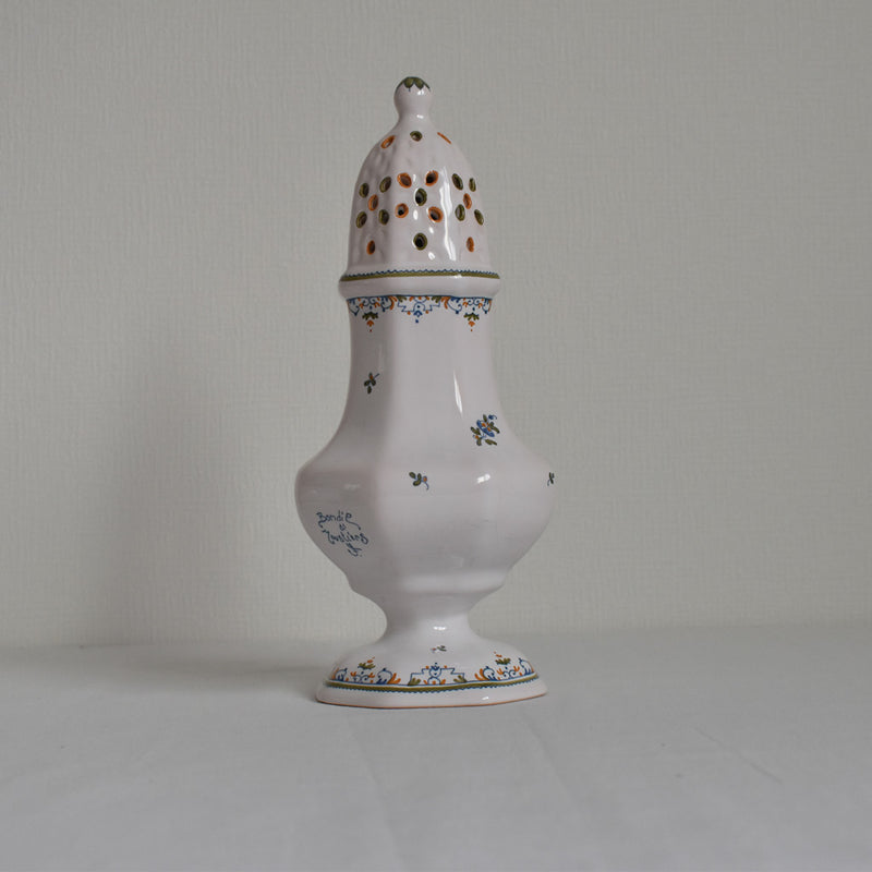 Vintage Moustiers Sugar Bowl