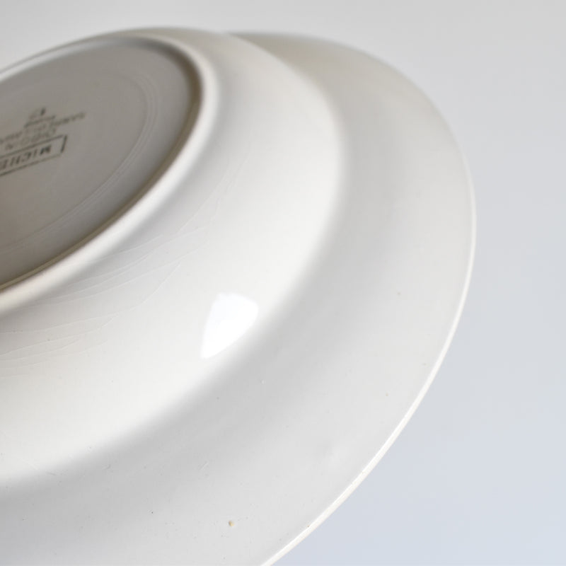 Vintage deep plate Digoin & Sarreguemines Michel A