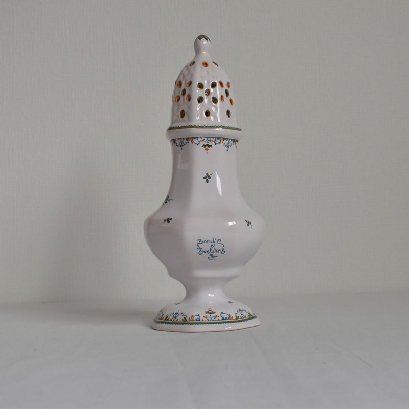 Vintage Moustiers Sugar Bowl