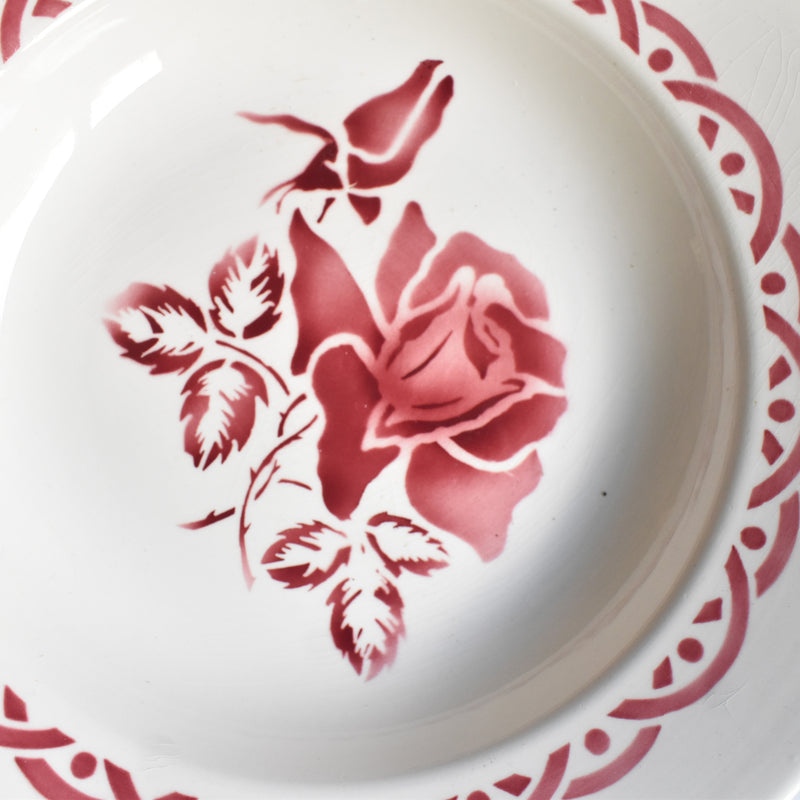 Vintage deep plate Digoin & Sarreguemines Michel A