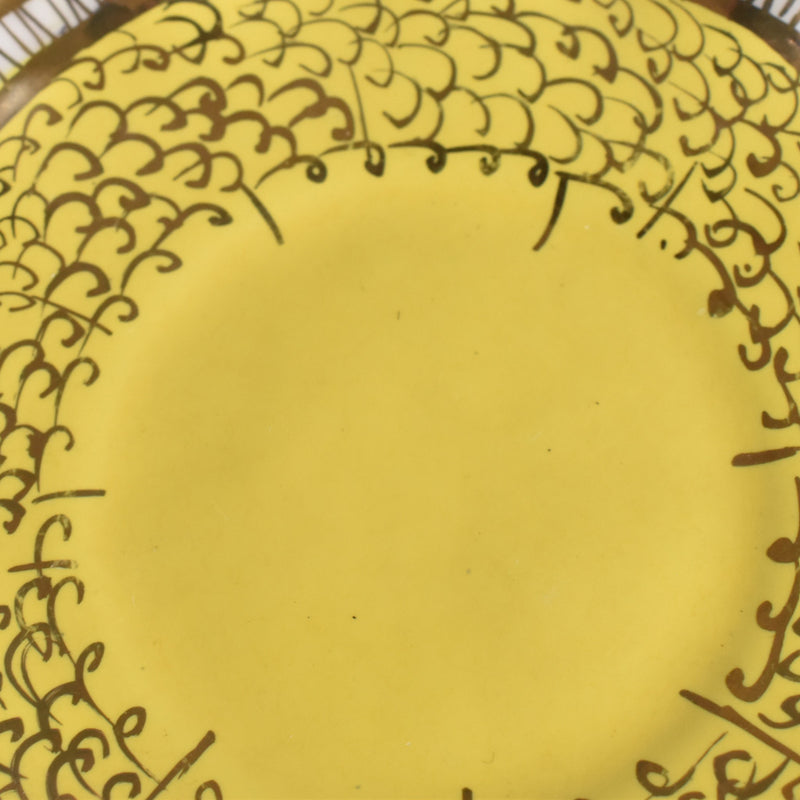 ア.ドラサンヴァル A.Dressinval コヒーカップソーサー イェロー B