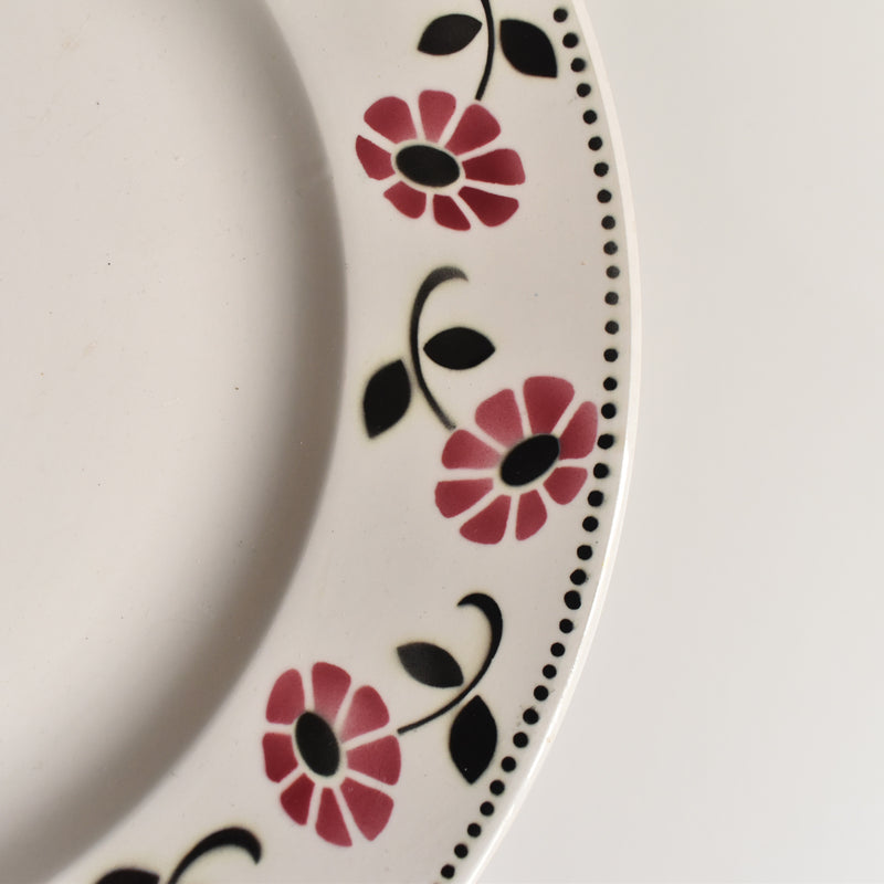 Vintage Large Plate, Digoin & Sarreguemines Rialto, 30.5cm