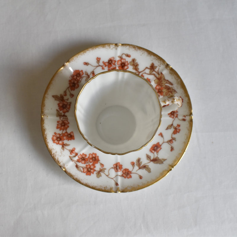 Antique Cup & Saucer Guerre / Dijon B