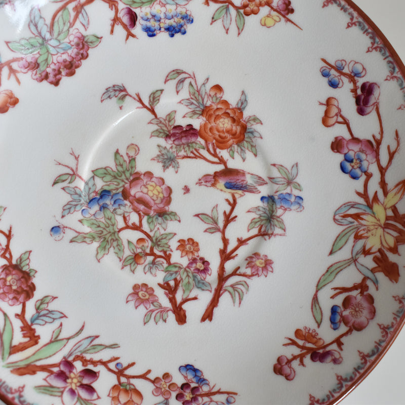 Antique Cup & Saucer Sarreguemines Minton 252 H