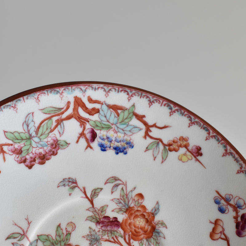 Antique Cup & Saucer Sarreguemines Minton 252 H