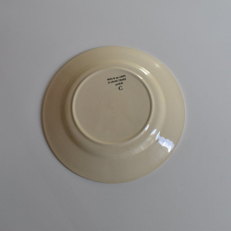 Vintage Dessert Plate, Moulin des Loups Amélie C